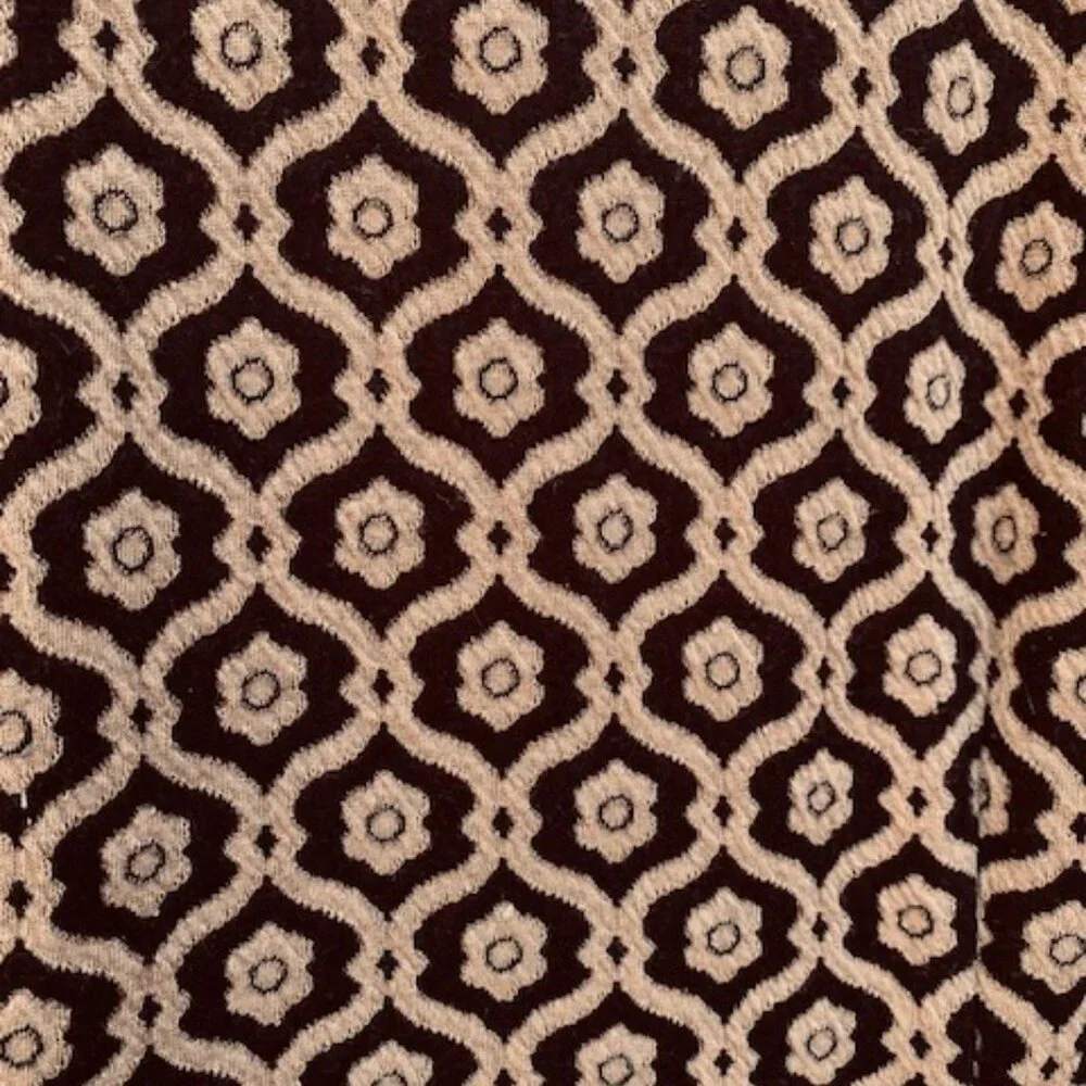 Nine West Jacquard Geometric Dress Sheath Black Tan Mandarin Size 10 - Picture 2 of 12
